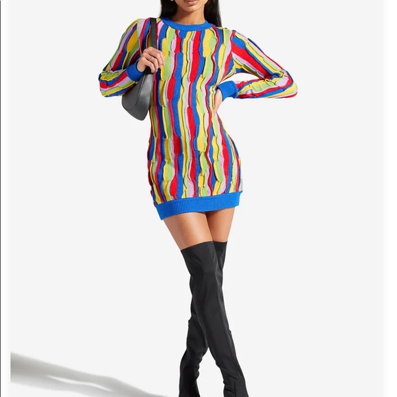 Shoe Dazzle Dresses & Skirts - <<Coogie•Style•Sweater•Dress>> 90s dress 80s dress